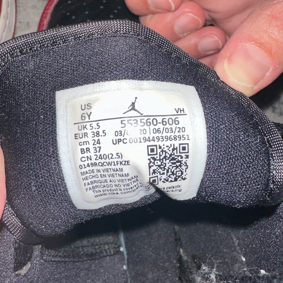 Air Jordan 1 low GS reverse bred sneaker - Picture 4 of 5